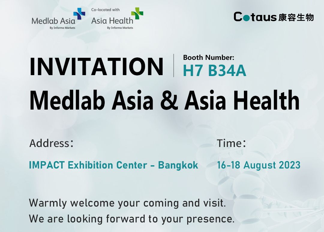 Undangan pameran-Medlab Asia dan Asia Health 2023 di Bangkok